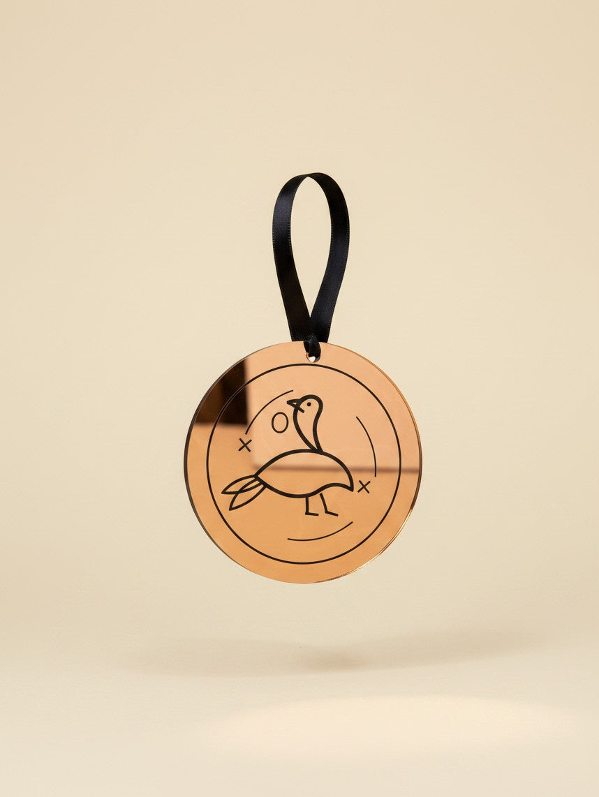 Sankofa Ornament Set of 3 — Personalized Acrylic Keepsakes