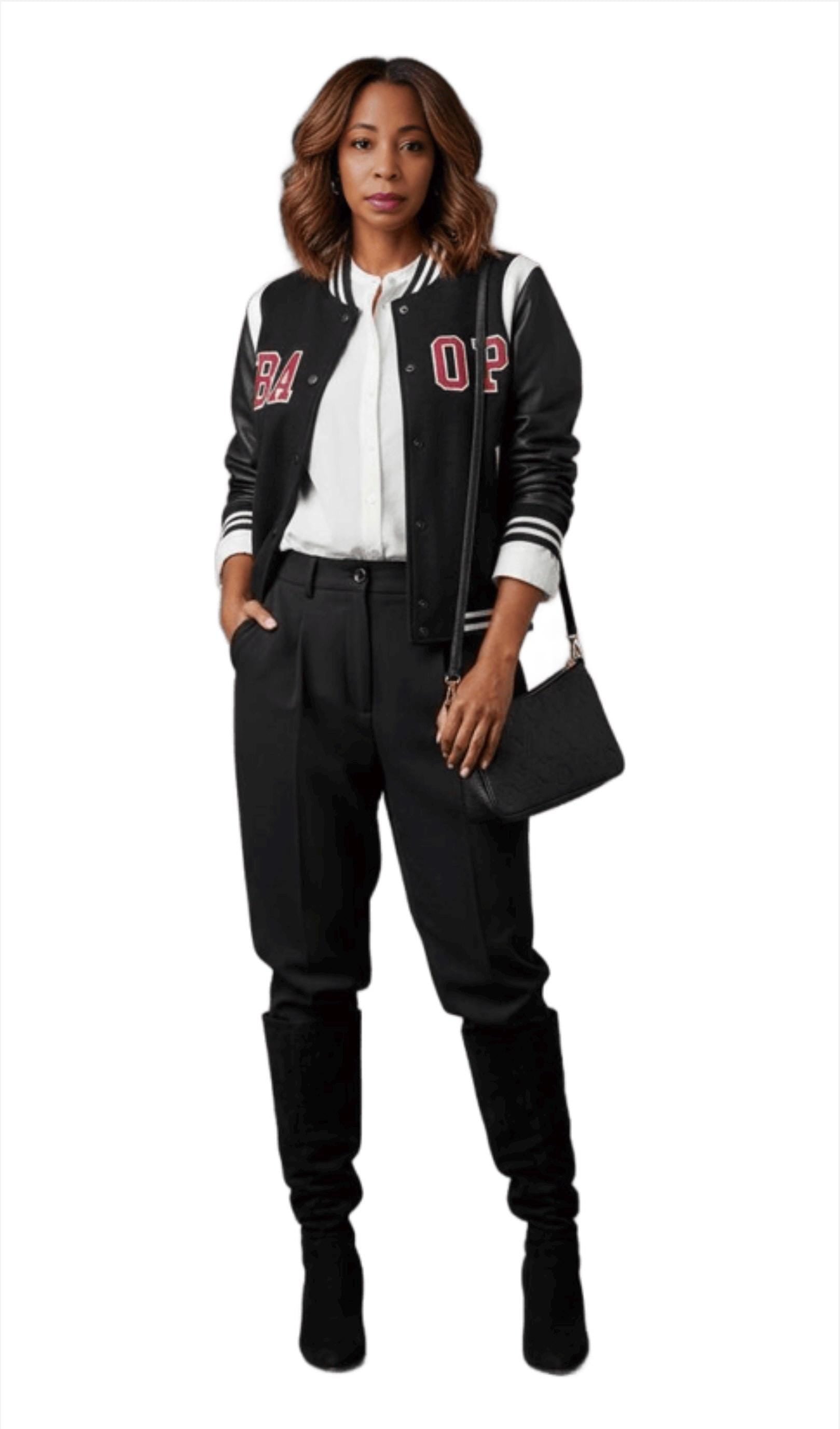 Personalized Embroidered Varsity Jacket, Custom Letterman Bomber